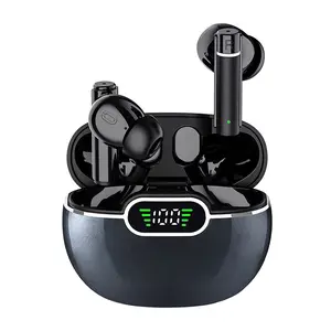 Intelligent noise reduction in-ear wireless digital display binaural stereo bass bluetooth headset Deep Earbuds