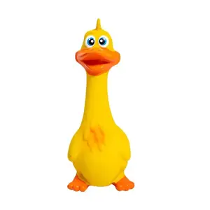 Duck Shaped Pet Toy, 1 Count Fun Squeaky Durable Pet Toy, Stress Relief Interaction Pet Toy, Dog & Cat Accessories, Pet Supplies