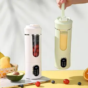 Hilton Portable - 17.92 oz Juicer/Blender with 12 Blades, 21,000 RPM Heavy Duty Mini Juicer, Automatic Cleaning Function, Suitable for Smoothies, Milkshakes, Fruits, and Vegetables - Compact and Portable, Perfect for Travel