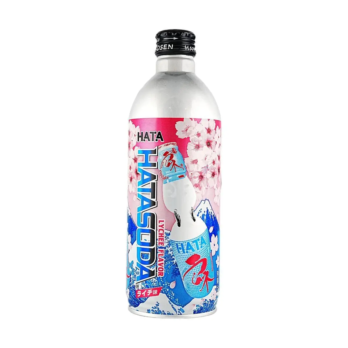 HATAKOSEN Lychee Sparkling Drink 500ml - Refreshing Japanese Soda HATAKOSEN Lychee Sparkling Drink 500ml - Refreshing Japanese Soda