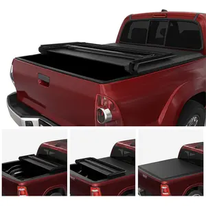 5.8 Feet Bed Tri-Fold Truck Bed Soft Tonneau Cover Compatible with 2019-2025 Chevy Silverado 1500 / GMC Sierra 1500 New Body Style, Fleetside w/o Multi-Flex Tailgate