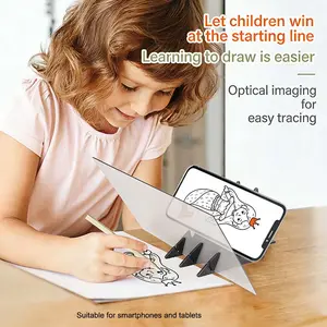 1 Set of Light Tracing Board, Drawing Learning Kit, Tracing Table & Copy Board, Optical Imaging for Effortless Tracing, Easy Drawing Learning, Mobile Phone Projection Painting Tool, Ideal Gift for Boys & Girls