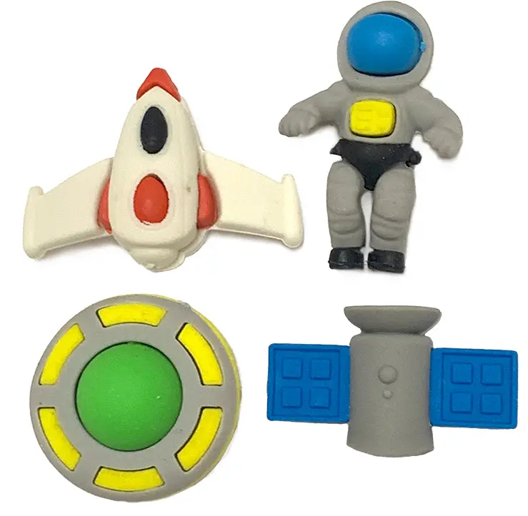 Outer Space Puzzle Erasers Set Outer Space Puzzle Erasers Set