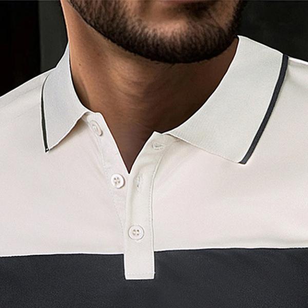 Men's Summer 3-Pack Short Sleeve Polo Shirt - Trendy Versatile, Color Blocked, Slim Fit, Soft Fabric, Perfect for Everyday Casual or Semi-Formal Wear