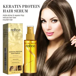 EELHOE Keratin Hair Repair Serum Spray – Restores Damaged Hair, Reduces Frizz & Curl, Moisturizing Hair Oil Serum