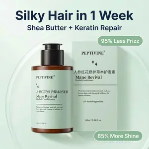 REPAIR SPLIT ENDS NOW!| PEPTIVINE#4 Mane Revival - Plant-Powered Bond Strength with Panax Ginseng for Silky Soft Hair (3.38 fl.oz