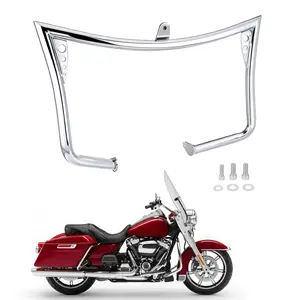 Chrome Highway Engine Guard Crash Bar For Harley Touring Electra Street Glide Road King 1997-2008