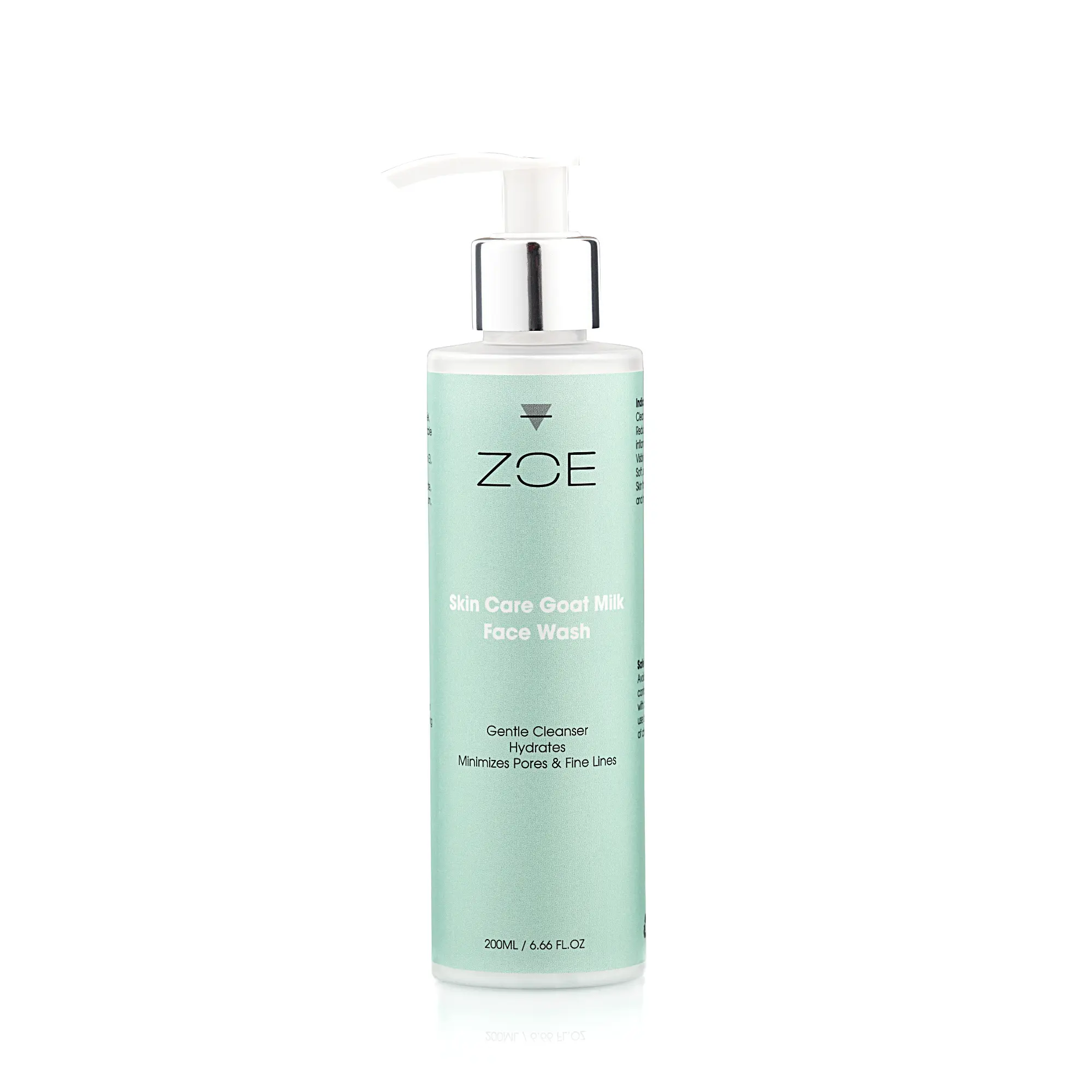 ZOE Skincare Pure Gentle Face Wash – Organic Cleanser with Vitamin E for Sensitive Skin, Gentle Formula for Daily Use, Soothing Face Wash