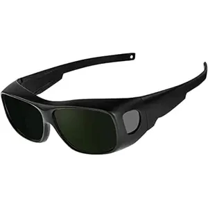 Welding Glasses,Wrap-Around Safety Welding Lens,Anti-Scratch,UV Protection,Laser Hair Removal Protective Glasses