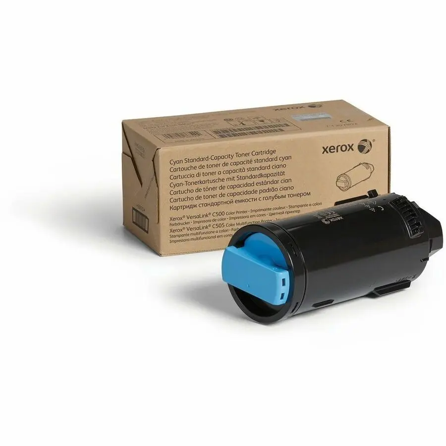 Original Xerox Laser Toner Cartridge - Cyan, Standard Yield - 2400 Pages for Laser Printers