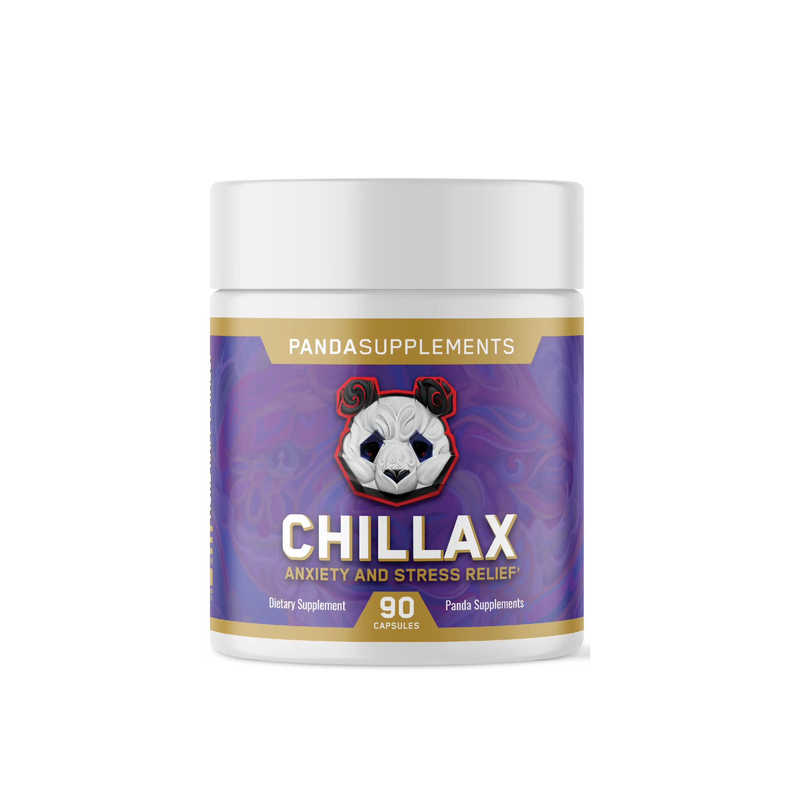 Panda Supps Chillax Anxiety & Stress Relief Supplement 90 Capsule