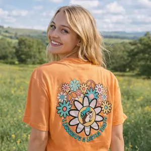 Buc-ee's "I Deserve a Little Treat" Coral Shirt