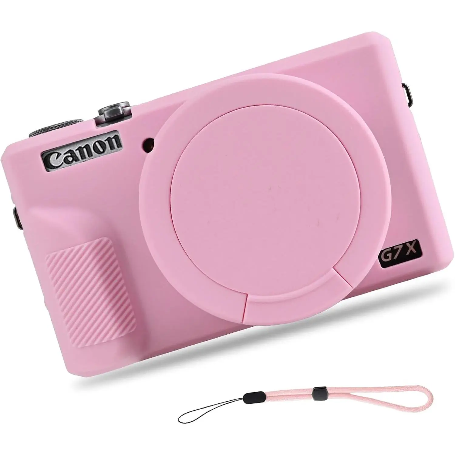 Camera Case for  G7X Mark III Camera, Anti-Scratch Slim Fit Soft Sleeve,  Protective Cover with Removable Lens Cover and Strap Wrist for Powershot G7X Mark iii ()