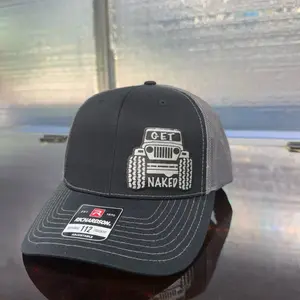 Silver jeep funny hat,