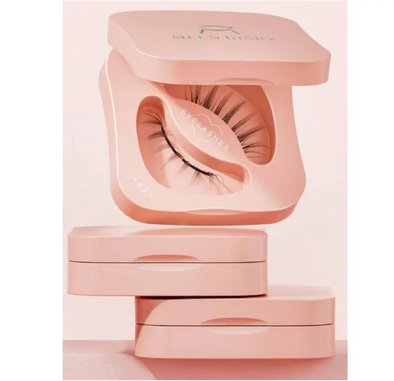 Suit For Natural Makeup Soft Magnetic Eyelashes All-In-One Kitwith Applicator, Reusable Magnetic Lashes WithoutEyeliner, Glue-Free False Lashes, Waterproof. Lightweight