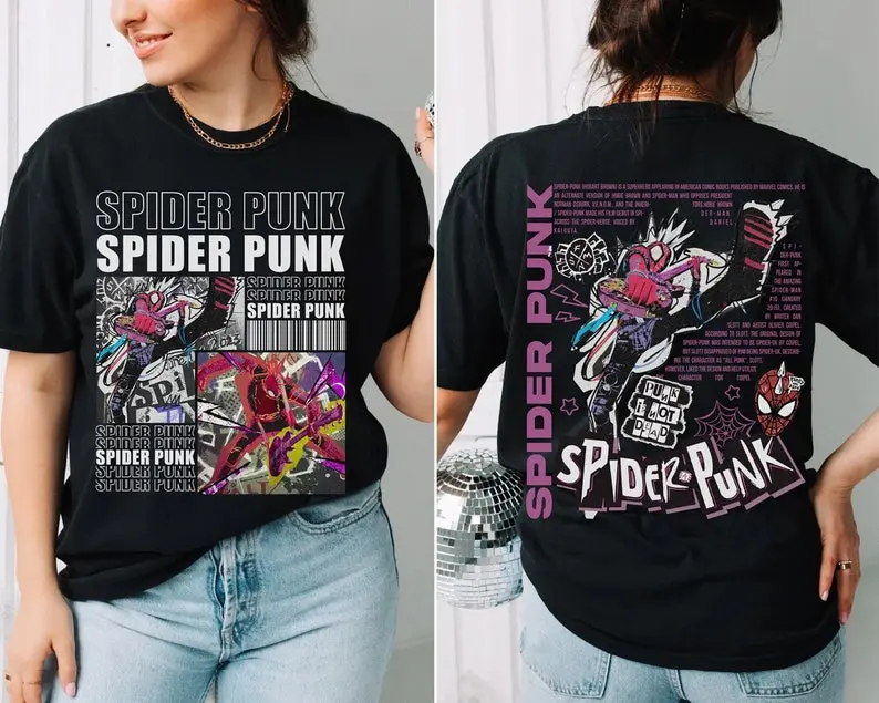 Spider Punk Shirt, Spider Sweatshirt, Spider Boy Shirt, Spider Girl Shirt, Punk Hero Shirt, Spider Across The Spider-Verse Shirt