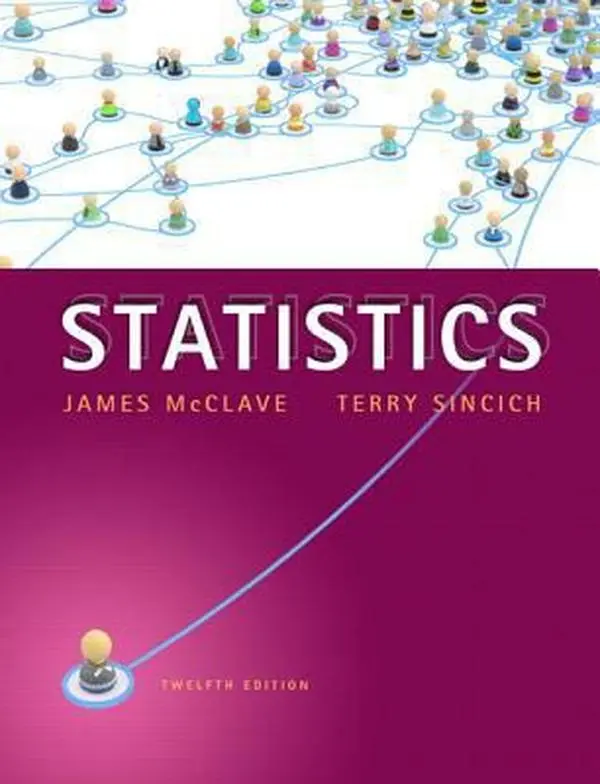USED Book - Statistics (12th Edition) by James T. McClave (Hardcover) - english