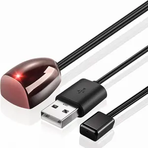 IR Repeater System Universal Infrared Repeater Kit Control Up to 10 Devices Hidden Infrared Remote Extender Kit IR Remote Extender for TV, Set-top Box, Amplifier, DVD/Blu-ray Player, More