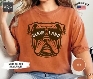 Cleveland Football Shirt, Brown Football Gameday Shirt, Cleveland Football Apparel, Cleveland Sports Apparel, Retro Brown Football Fan Gift
