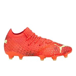PUMA Womens Future 1.4 Firm GroundArtificial Ground Soccer Cleats Cleated, Firm Ground, Turf - Orange