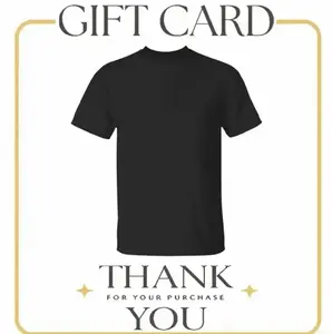 Gift Card Shirt, Thank You for Your Purchase Tee, Customer Appreciation T-Shirt