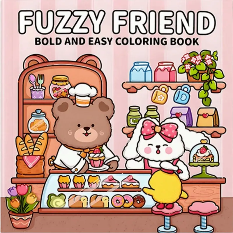 A picture album suitable for both adults and children, featuring bright and simple colors, exquisite patterns, and perfect for relaxation. It can be used as a gift for Christmas, Halloween, birthday, or Children's Day, or as school supplies or student ite