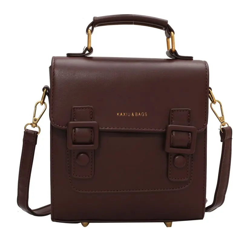 PU Leather Casual Synthetic Vintage College Messenger Backpack - Retro Charm Multi-Way Crossbody Bag for Students