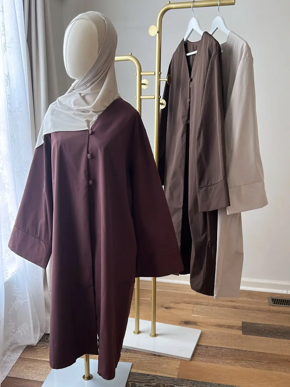 Women’s Oversized Modest Jacket – Knee Length Lightweight Longline Jacket, Loose Fit Modest Outerwear, European Style Layering Coat, Fall Spring