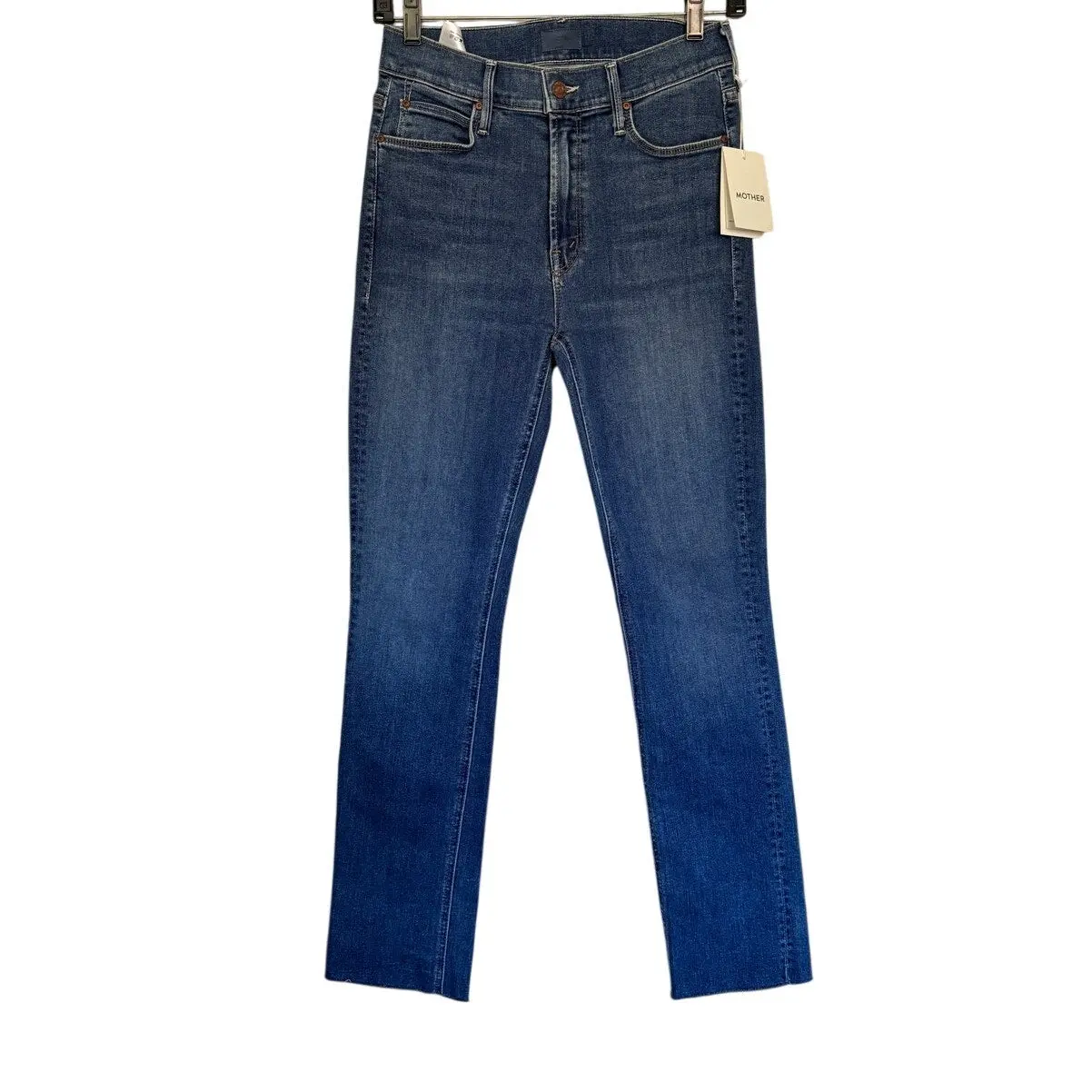 MOTHER Mid Rise Dazzler Ankle Fray Jeans - This Time Next Year - Size 26 Bottoms
