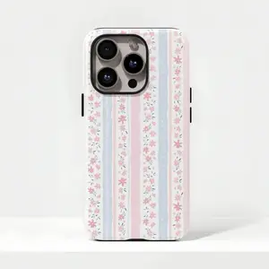Love Shack Fancy Floral Case Coquette Girl Cover  With  17, 16, 15, 14, 13, 12, 11, Pro Max