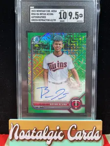 2022 Bowman Chrome Mega Bryan Acuna