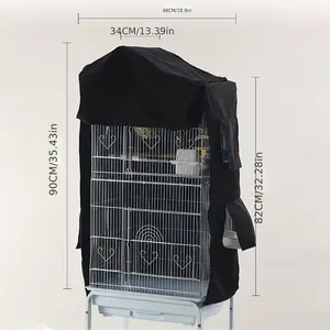Large Parrot Birdcage Cover (Cage Not Included) – Full-Scenario Protection for Parrots' Perching & Sleeping Needs