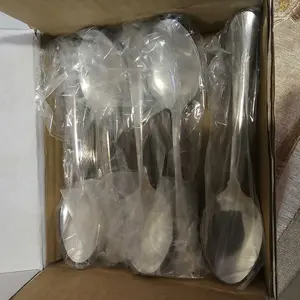 Solid 60pc Windsor Style Stainless Steel Silverware - 60pc Table Set, Dinner Set, Dishwasher Safe Cutlery Kit for Home, Party, Hotel Buffets