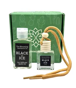 10 ml Car Diffuser with 1 Oz Refill Included - Durable Refillable Design for Easy Installation & High-Quality Aroma