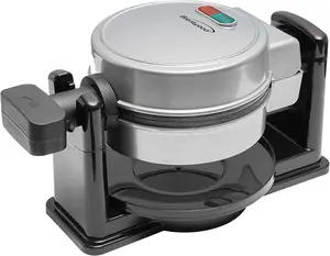 BRENTWOOD TS-231S Electric Belgian Waffle Maker, 520 Watts, Silver