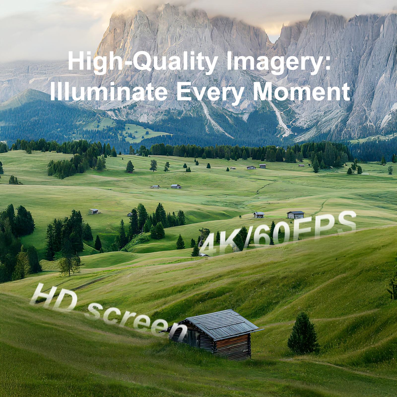 RyStar 4K 60FPS 30MP Dual LCD Touch Screen Action Camera 128GB Waterproof Underwater Camera 5X Zoom Remote Control Body Worn Cam