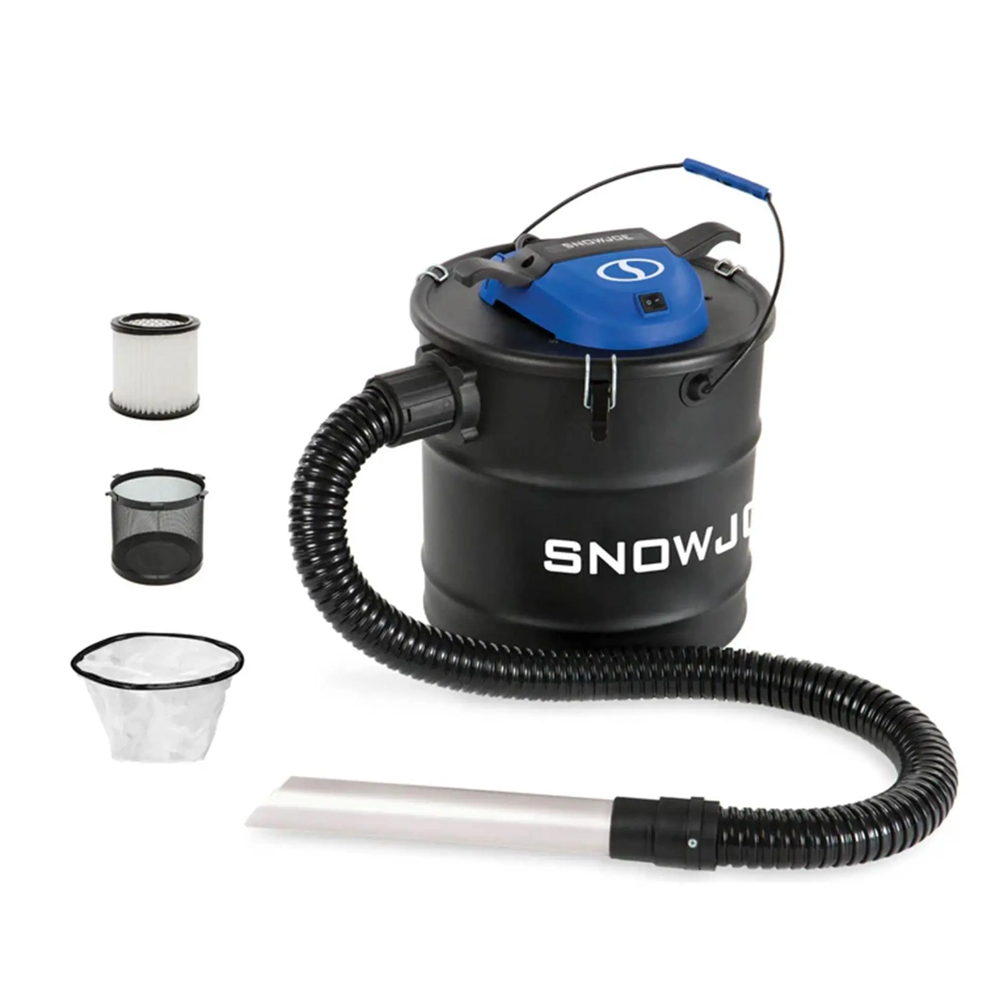 Snow Joe 4.8 Gallon Bagless Ash Vacuum Cleaner, Metal Canister, Black, ASHJ201 Snow Joe 4.8 Gallon Bagless Ash Vacuum Cleaner, Metal Canister, Black, ASHJ201