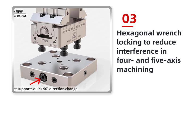 CNC zero point positioning chuck