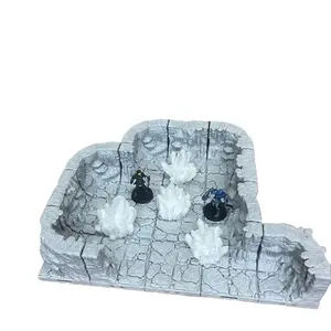 Fantasy Glow LED Crystal 5-Pack – Translucent PLA 3D Printed Mini Crystals with Pre-Installed LEDs & Batteries Included for Dungeon Tiles