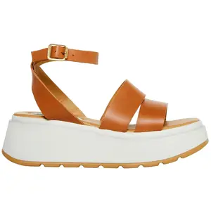 Steve Madden Tenysi Wedge Sandal Cognac Leather  TENY01S1-COG Women's
