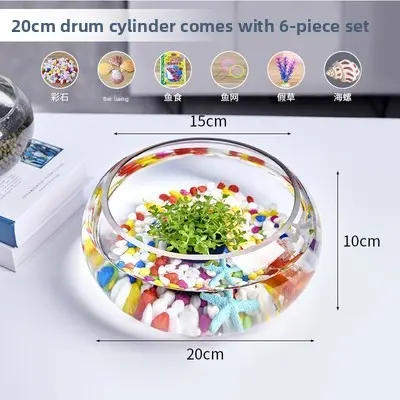 20 drum pots, 7-piece set of colored stones with s