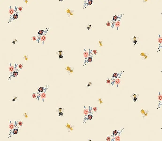 Fabric Art Gallery Bees & Bits Two Knits by the Quarter Yard K-2001a