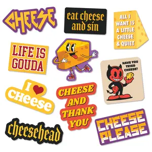 Cheese Stickers Extra Large Stickers for Adults Funny Adhesives with Memes Funny Stickers with Colorful Graphic Decals Sarcastic Funny Food Multi Cheese Stickers Extra Large Stickers for Adults Funny Adhesives with Memes Funny Stickers with Colorful Graphic Decals Sarcastic Funny Food Multi