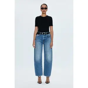Pistola Wes High Rise Barrel Jean in Spectacle