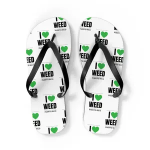 ILoveWeedPR Flip Flops Sandals