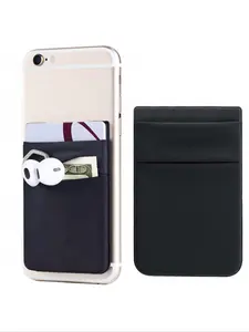 Compatible Phone Card Holder Slim Stretchy Pocket Pouch Stick on Cell Phone ID Credit Card Wallet Adhesive Credit Cardholder, Phone Accessories, Casual, Fashion, Gift for Anniversary