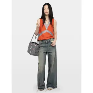 Zadig & Voltaire Tasao Silk Camisole in Tangerine