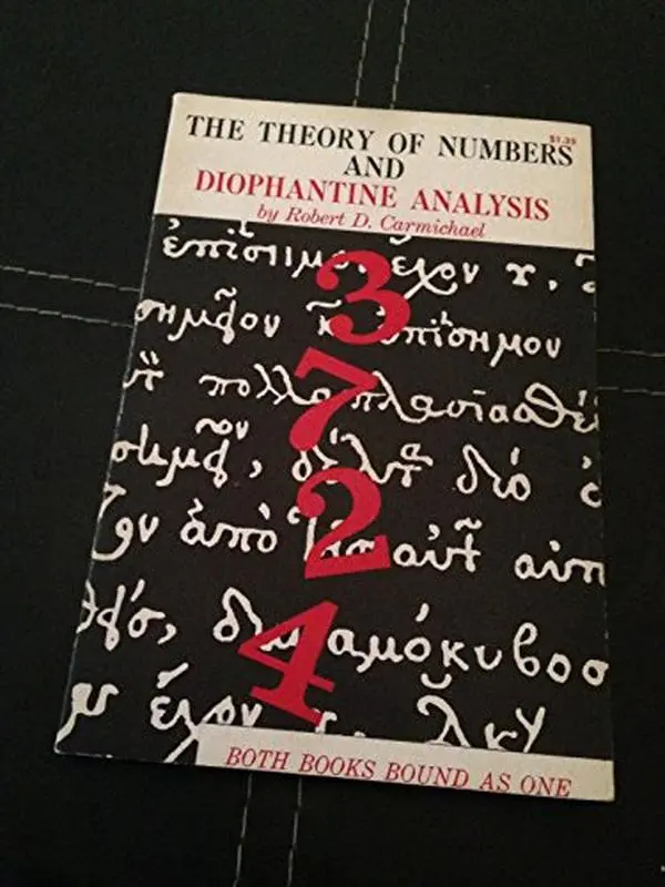 USED-The theory of numbers,: And Diophantine analysis by R. D Carmichael (Paperback)