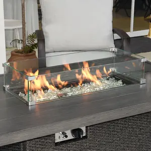 Liam Tempered Glass Wind Guard, Multiple Sizes