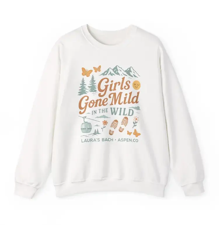 Gone Mild In The Wild Sweatshirt Camp Ski Bachelorette PartyPullover Plus Size #SohoChic